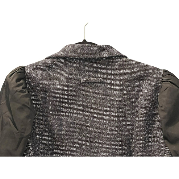 Maeve Anthropologie Mixed Media Relaxed Jacket Blazer Size 2 Women's Black - Picture 6 of 6